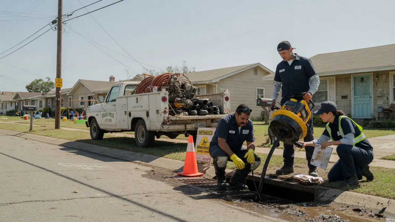 Drain Cleaning in Tussy, OK near me